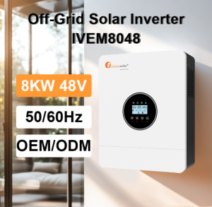8KW 48V 8000W IVEM8048 Pure Sine Wave Hybrid Solar Inverter Single-Phase Parallel Connection Quantity Up to 6units