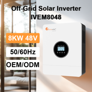 8KW 48V 8000W IVEM8048 Pure Sine Wave Hybrid Solar Inverter Single-Phase Parallel Connection Quantity Up to 6units