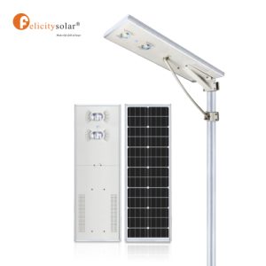 A3 40w All in one Integrated Led Solar Street Light Control Waterproof Solar Powered Led Street Light